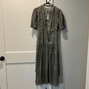 Daughters of India Prairie Dress in Sage